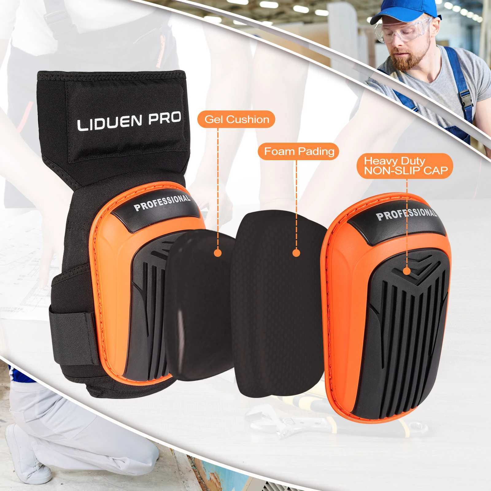 Knee Pads for WorkGardening and Construction with NonSlip Heavt Duty CapThick Foam PaddingGel CushionW251024