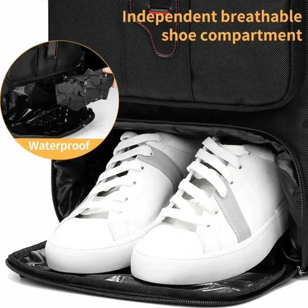 Men 35506080L Travel Backpack Laptop Business Dual Use Backpack Expandable USB Port Bag Large Capacity Waterproof Backpack 251021