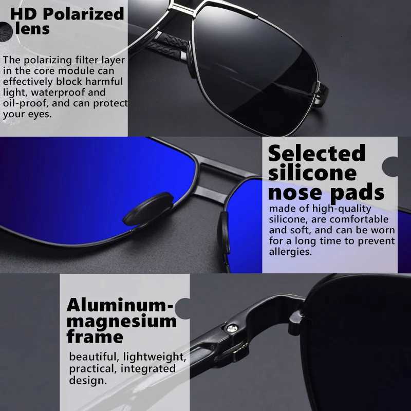 Top Quality Square Retro Photochromic Aluminum Sunglasses Men Polarized Driving Women Sun Glasses For Men Brown Oculos de solT251024