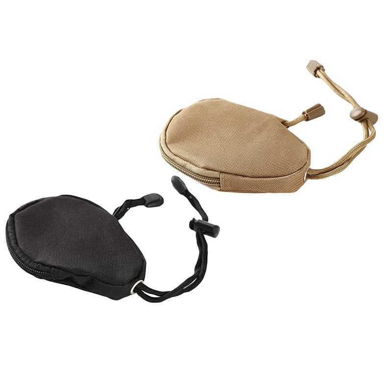 1PCS EDC Mini Key Wallets Holder Men Coin Purses Pouch Bag Small Pocket Keychain Zipper Case Out Door Pack Z251023