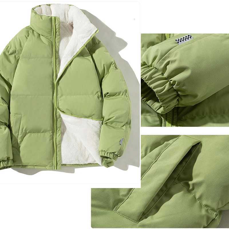 Winter Outdoor Camping Hiking Outdoor Sports Leisure Thick Warm Cotton Clothing Trendy and Versatile Solid Color Padded Jacket Z251024
