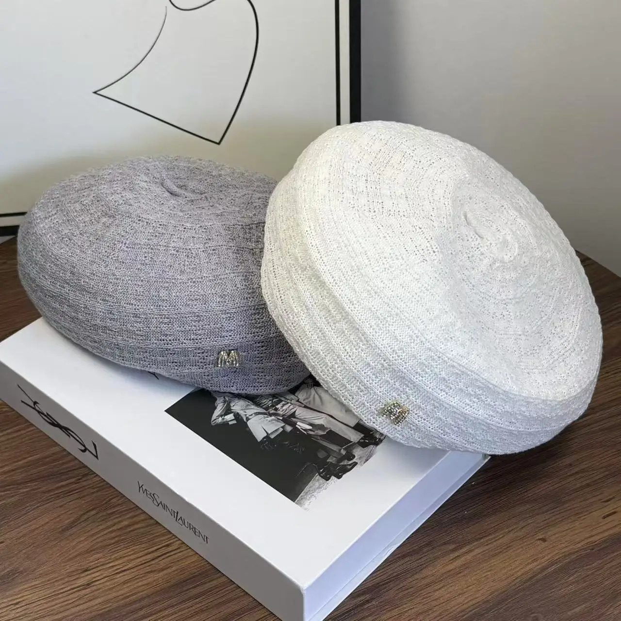Spring Summer Thin Styling Linen Beret Women High Sense Show Face Small Korean Version Fashion Temperament Alphabet Painter Hat 251023