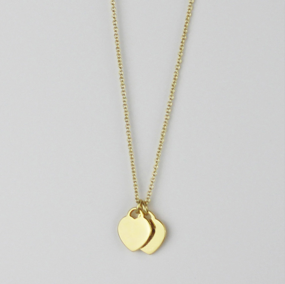 Heart Necklace Pendant Fashion Jewelry Stainless Steel Charm Gold Silver Chain Designer Necklaces For Woman Birthday Christmas Gift Wedding Party High Quality