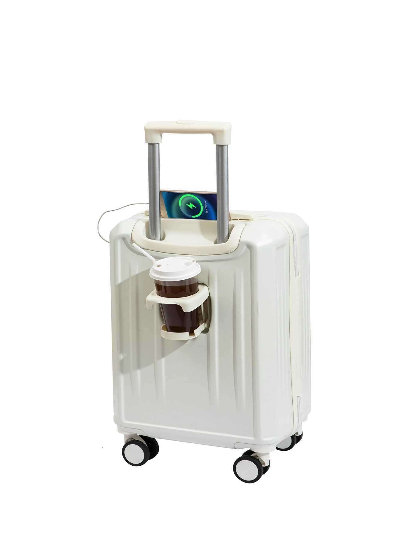 The bright face thickens the sportsstyle rod box suitcase solid wearresisting large capacity male and female zipper password bW251024