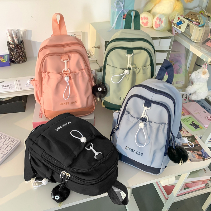 Autumn Travel Study Small Backpack for Girls, Lightweight Outdoor Water-Resistant Crossbody Bag, Can Hold iPad