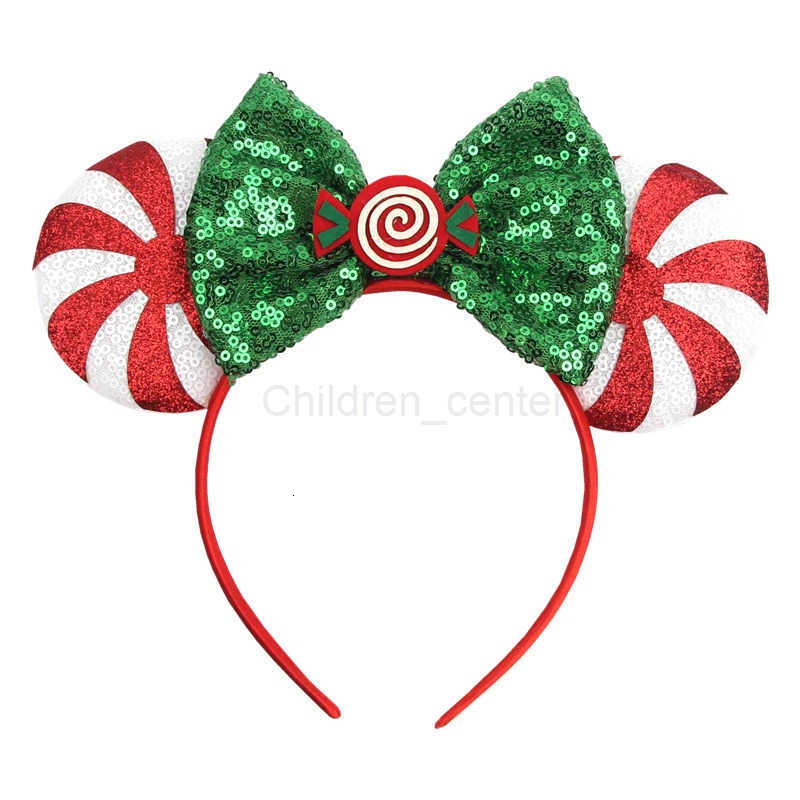 Disney Christmas Cute Mouse Ear Headband for Girls - Festive Holiday Accessory with Adjustable Band