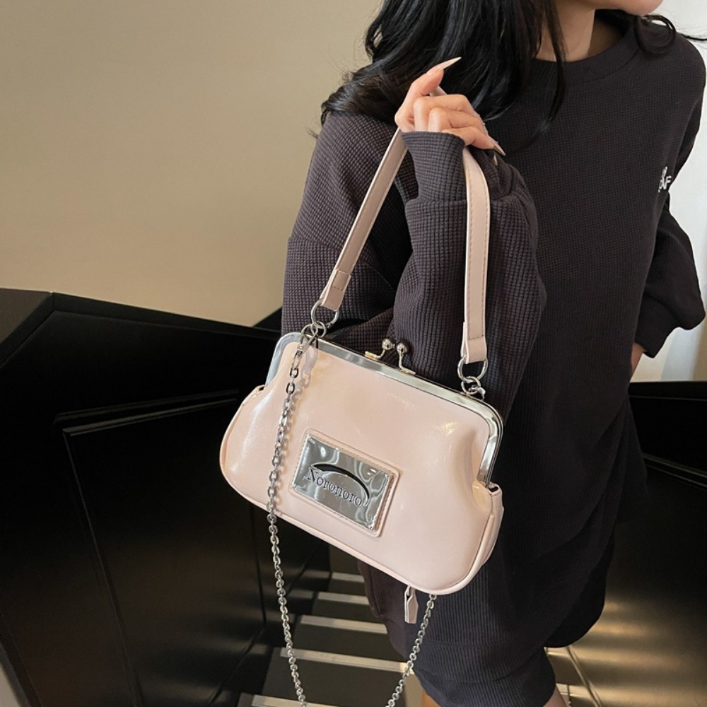 Fashionable Ladies' Shoulder/Clutch Bag with Contemporary Spice Girl Aesthetic - Durable Material