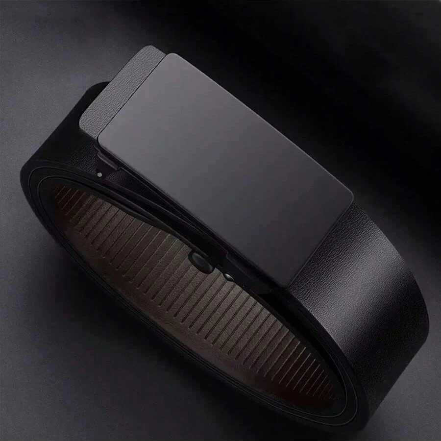 Highquality Fashion Mens Automatic Buckle Belt Simple And Versatile Business Belt Suitable For All Formal Occasions W251024