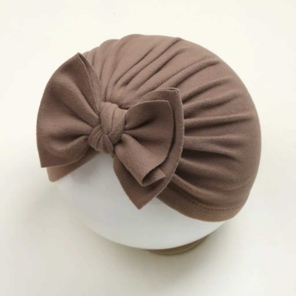 Big Bowknot Baby Hat Turban Winter Newborn Girls Cap Beanies Soft Elastic Infant Toddler Hat Warm Bonnet Kids CapsL251024