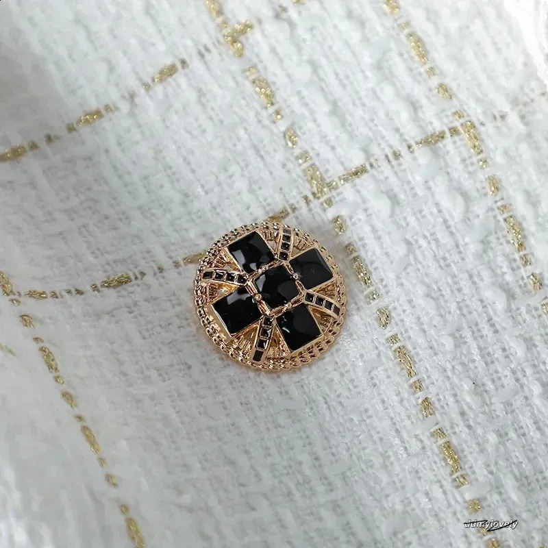 Ladies Jackets: Elegant White Suit Autumn Winter Wool Tweed Jacket, Casual Small Fragrance Outwear, Temperament Blazer Female Top Ddmylovely