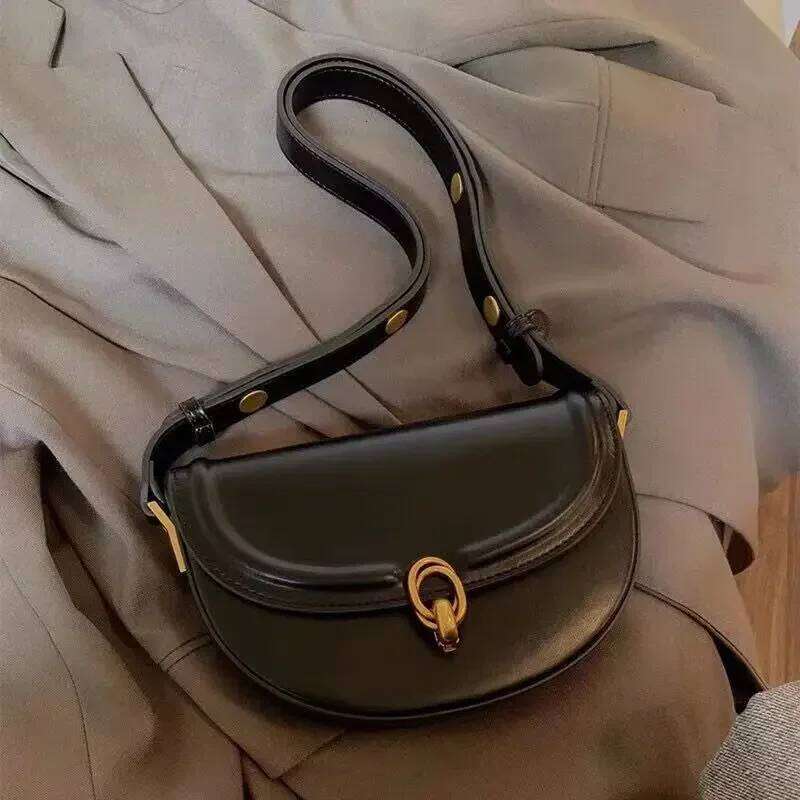 Small Crossbody Bags For Women Trend Designer Underarm One Shoulder Bag PU Leather Ladies Shopping Handbags Purses