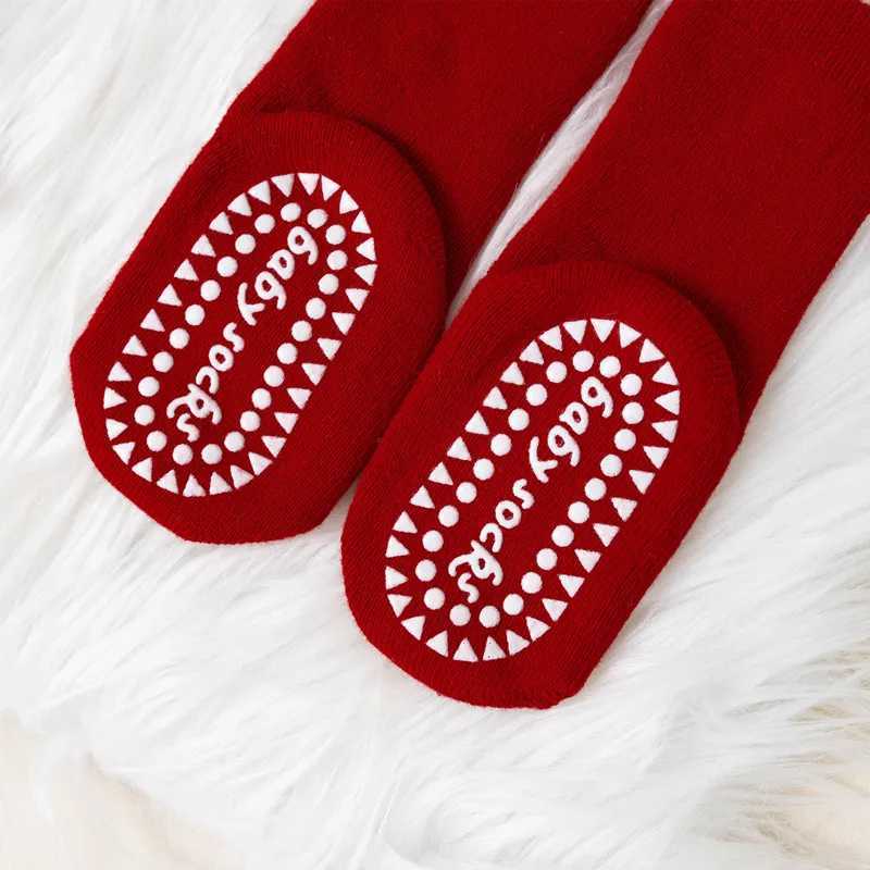 Winter Thicken Cute Christmas Baby Socks For Boys Girls Cartoon Soft Cotton Anti Slip Solid Newborn Toddler Sock Kids Socken J251024