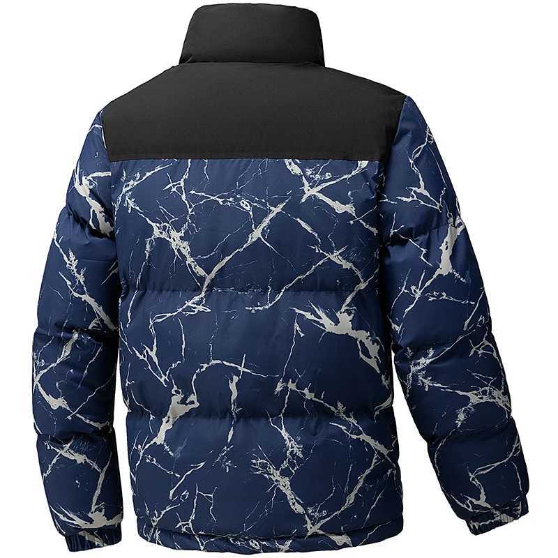 Mens Winter Down Padded Jacket 2025 New Fashion Brand Winter Coldproof Jackets Mens Thickened Standup Collar Cotton Parkas Z251024