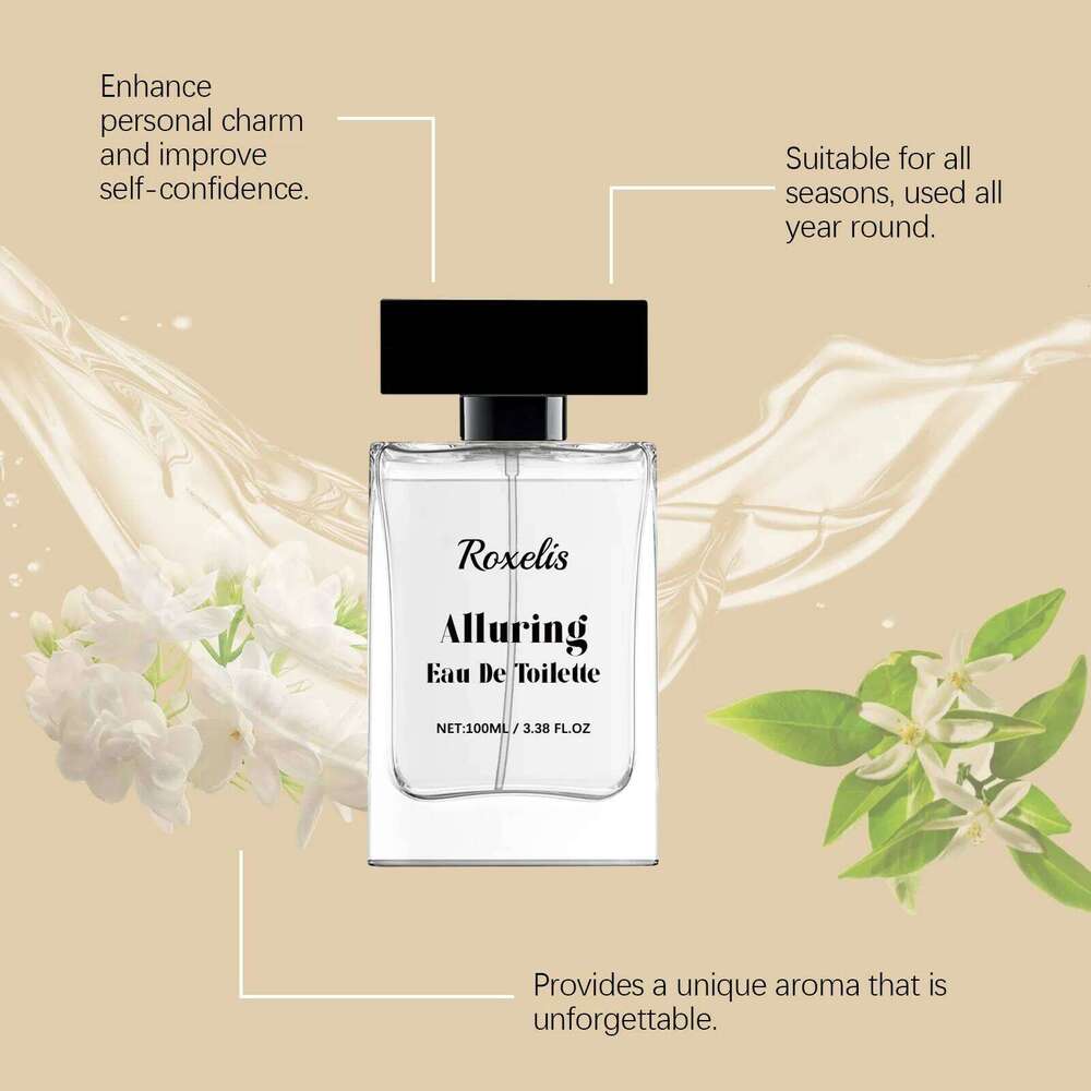 Roxelis 100ml Musk Pheromone Flirting Long Lasting Fragrance Seductive Elegant Scent Romantic Dating Glamour Perfume