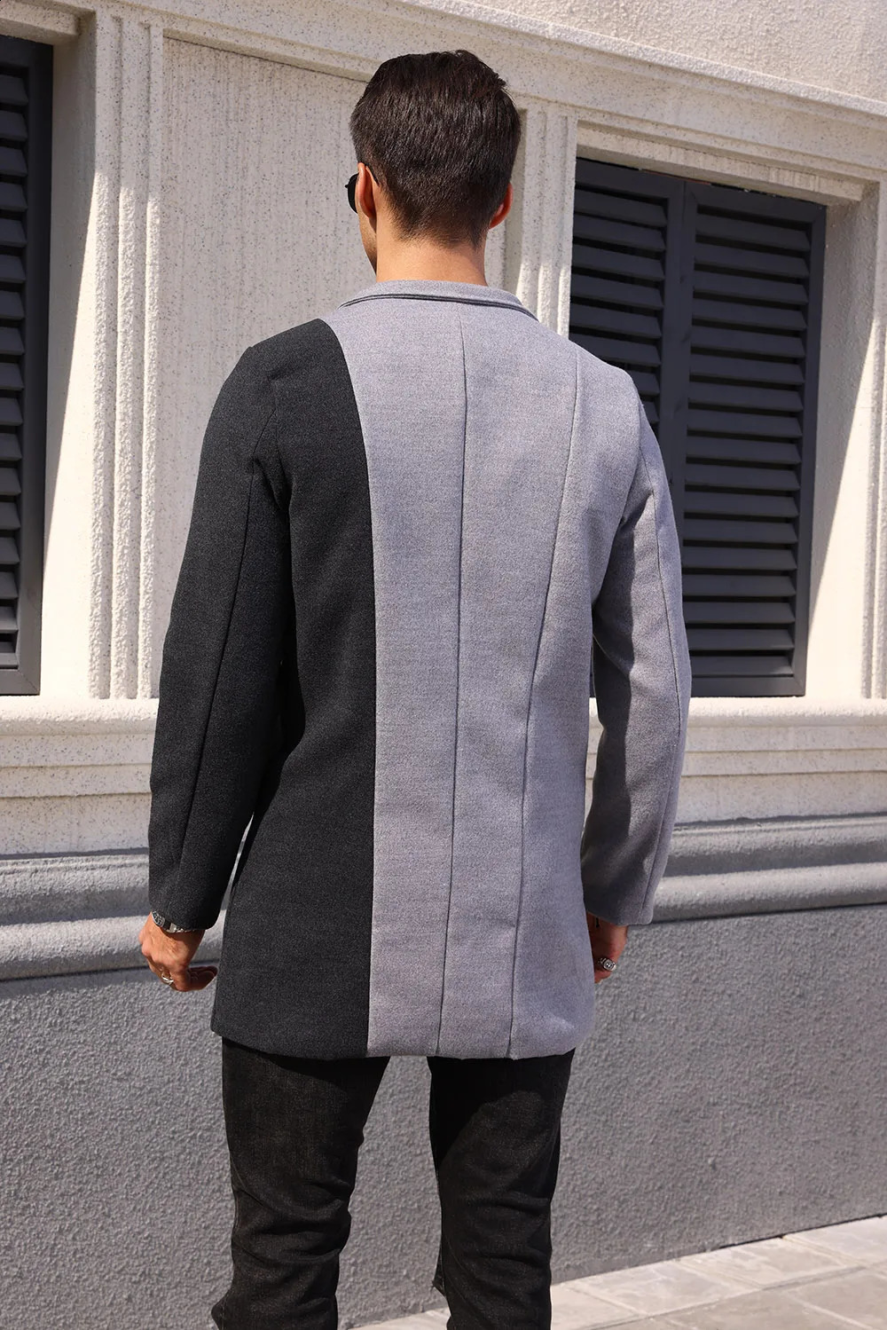 Unisex Woolen Overcoat Long Sleeve Casual Jacket with Pockets Comfortable Daily Wear Business Autumn Winter Fashion Stree 251018