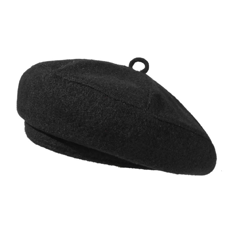 High Quality Wool Beret womens Winter Style Face Enhancing Pumpkin Hat Fashion highend Artist Hat Gorros 4m720 251023