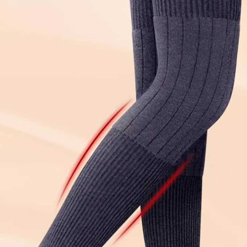 1 Pair Thermal Cashmere Knee Leg Warmers Stretchy Knee Brace Winter Warm Leg Sleeves Kneepads Muscle Joint Care Knee Support PadW251024