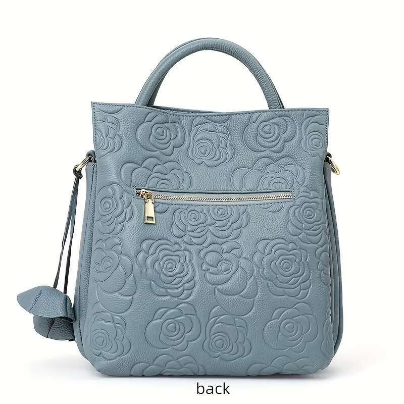 Ladies' Genuine Leather Handbag, New Large Capacity Shoulder Versatile Crossbody Bag, Suitable For Commuting And Leisure Outings