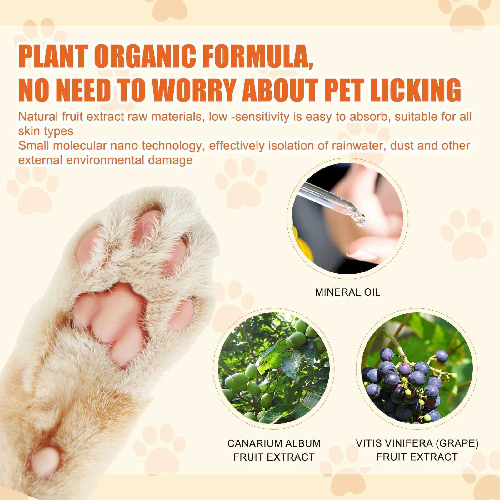 50g Cat Dog Paw Care Cream Pet Crack Feet Repair Nose Protector Natural Moisturizing Cat Dog Paw Protective Winter Care Supplies Z20251024