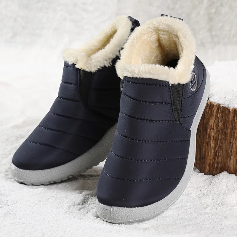 Men Boots Mens Winter Shoes Lightweight Fur Boots For Winter Man Shoes 2025 Waterproof Snow Boots Casual Botas Para Hombre251020