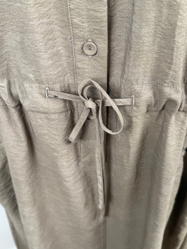 Simple, Sophisticated, and Elegant Light Luxury Silk Machine-Washable Workwear Dress JYL51014