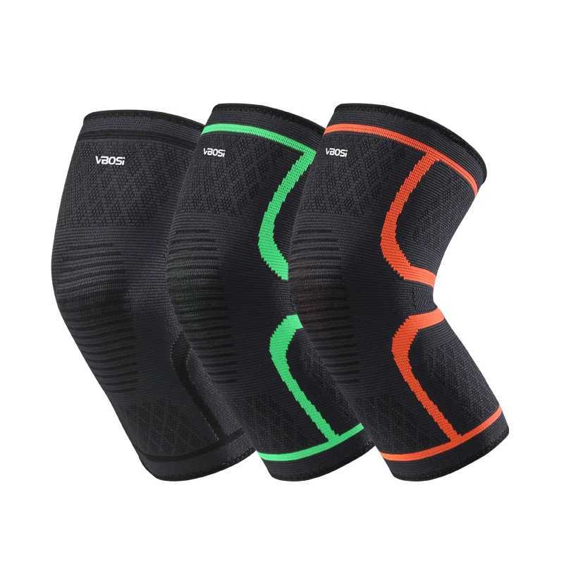 1 Pc Elastic Breathable Compression Knee Support Sleeve for Basketball Running CyclingW251024