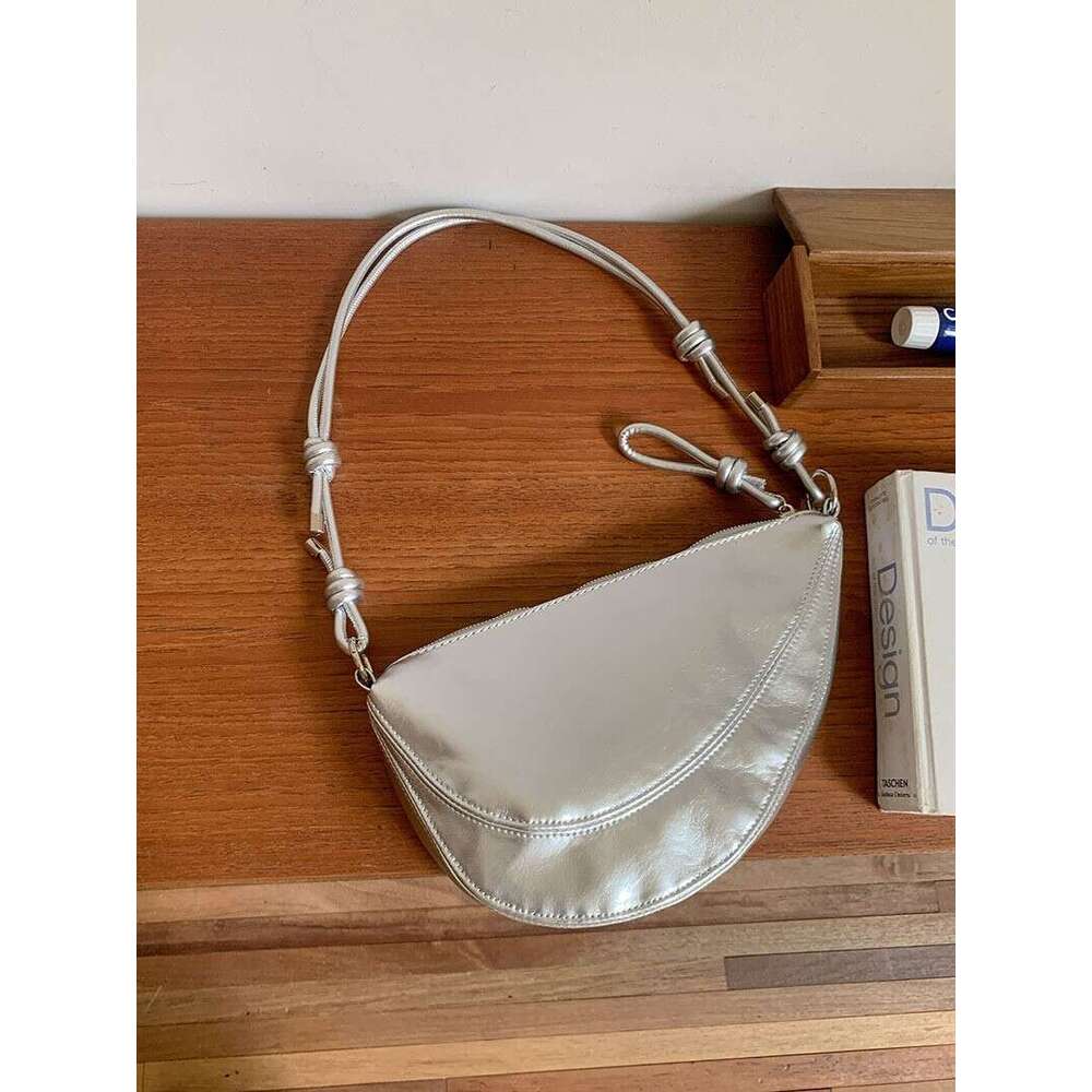 2025 New Niche Underarm for Women Summer High-end Fashion Baguette Casual Commuter PU Shoulder Bag