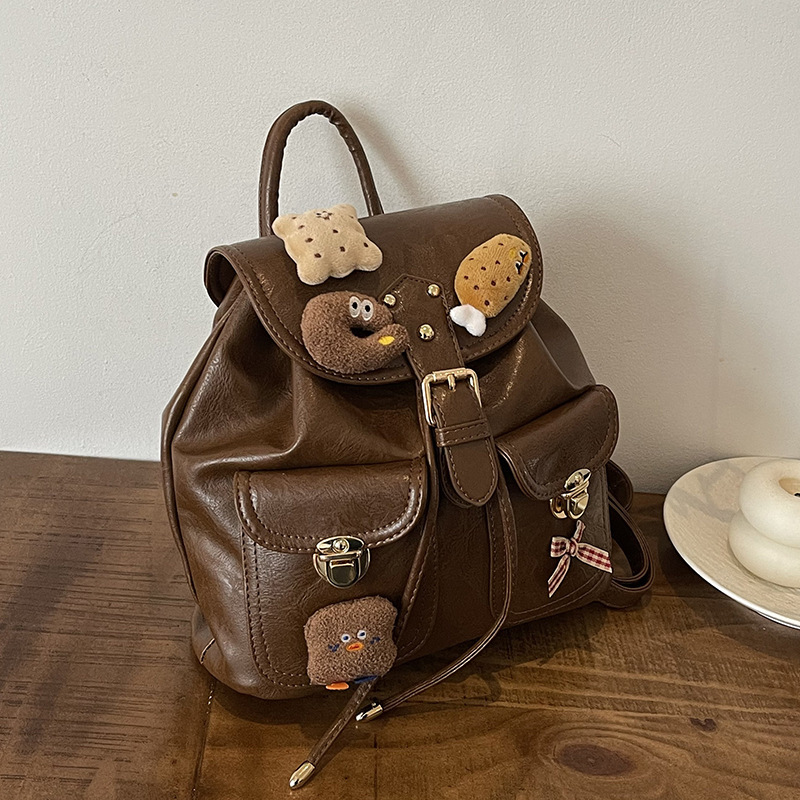 Luxury Brand Designer Bag This Year's Trendy Super Hot Women's Backpack 2025 New Versatile Back Bag Exquisite Mini Niche School Bag