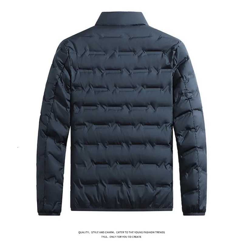 Winter Casual Warm Men Hiking Down Jacket Outdoor Windproof Outerwear Solid Color Thicken Male Down Coats Fashion Stand Collar Z251024