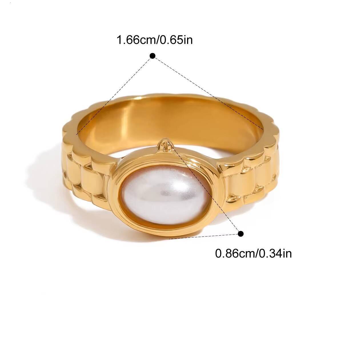 2025 Fashion Moissanite Rings Women Engagement Elegant Stainless Steel 18k Gold Watch Band Rings