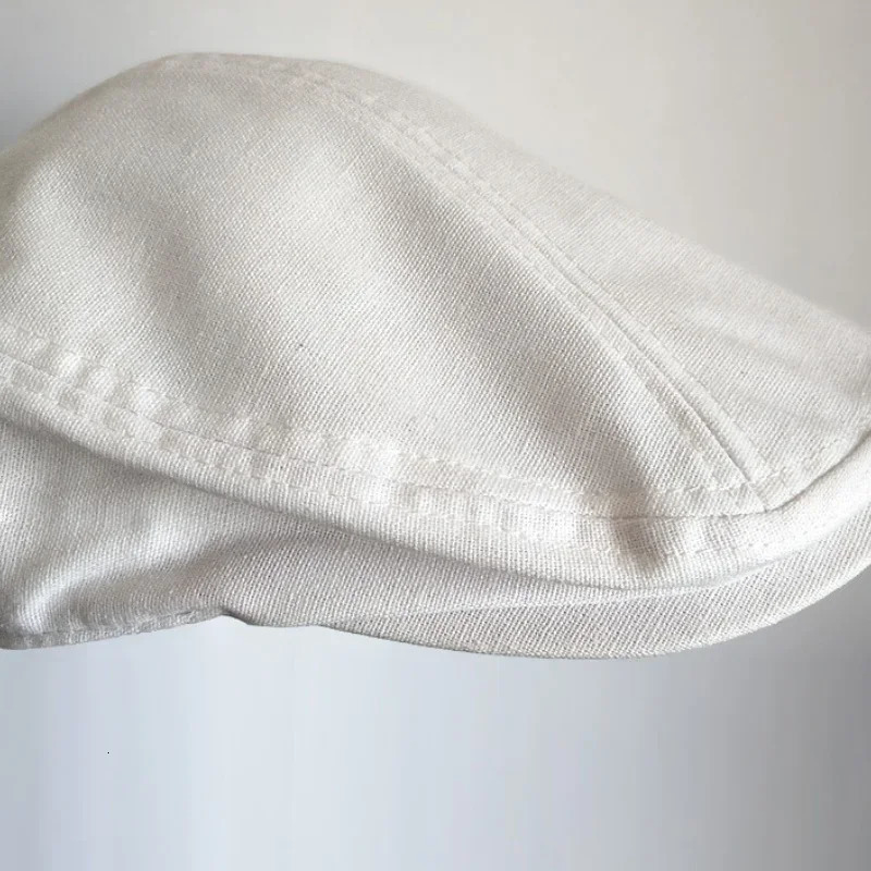 Summer Linen Breathable Big Size Berets sboy Caps Men Women Painter Hats Fashion Detective Hats Retro Driver Advancing Caps 251021