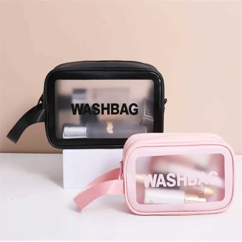 Portable Travel Wash Bag Female Transparent Waterproof Makeup Storage Pouch Large Capacity Cosmetic Organizer Beauty Women CaseT251024