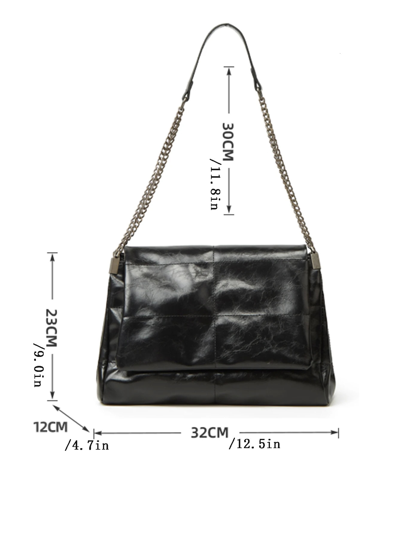 Large Capacity Commuting Bag 2024 SpringSummer Womens Chain Tote Bag HighEnd and Fashionable Single Shoulder Underarm Ba 251023