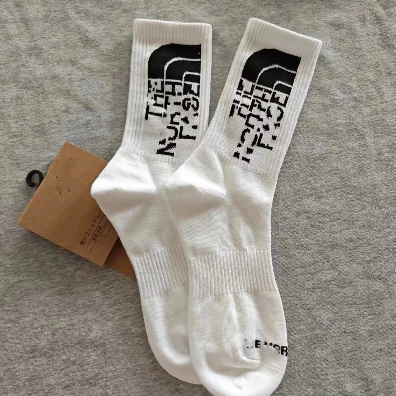 Casual Basketball Sports Socks Men's Socks Black Business Mid Length Soft Warm Autumn/winter Solid Color