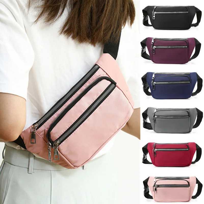 2023 Oxford Cloth Waist Bag Zipper Chest Bag Sport Travel Girl Belly Pocket Hip Bum Bag Fashion Phone Fanny Pack for WomenL251024