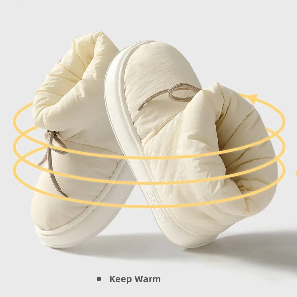 Winter Warm Women Snow Men Casual Platform Flats Home Waterproof Anti-Slip Shoes Outdoor Thick Plush Soft EVA Ankle Boots ddmythur