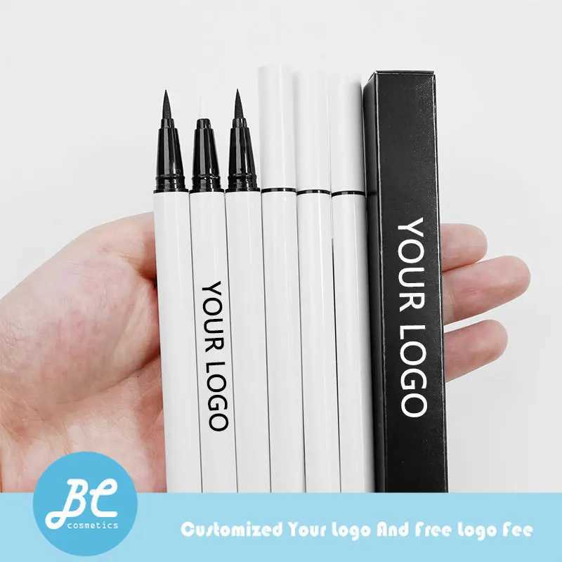 Private Label Liquid Eyeliner Pen Waterproof Black LongLasting Thick QuickDry Eye Liner Pencil Glitter EyelinerL251024