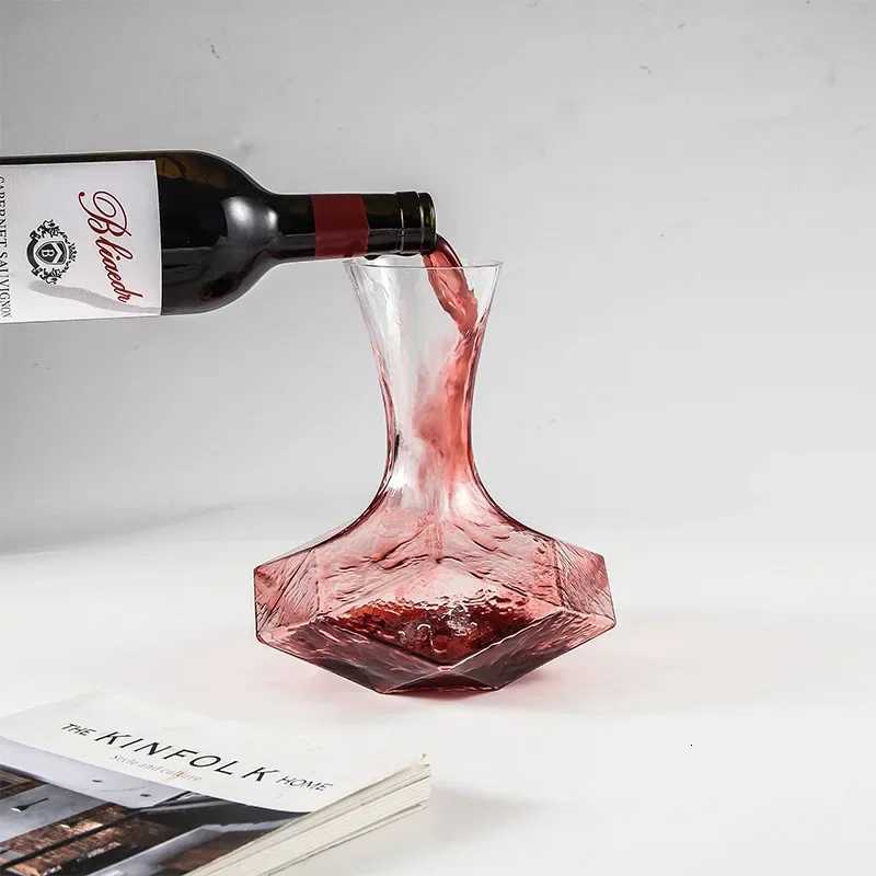 Irregar Wine Decanter Creativity 1450ml Decanter Dispenser Crystal Wine Aerator Mirror Jug Gift Bar Decor Art ware Y251024