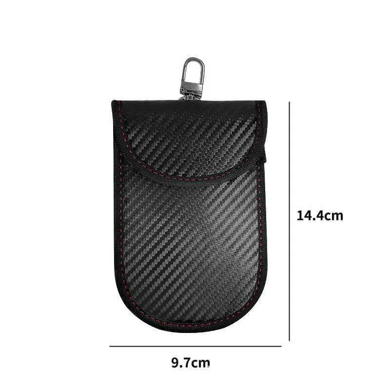 Car Key Signal Blocker Case Faraday Cage Fob Pouch Keyless RFID Blocking Bag car accessories Z251023