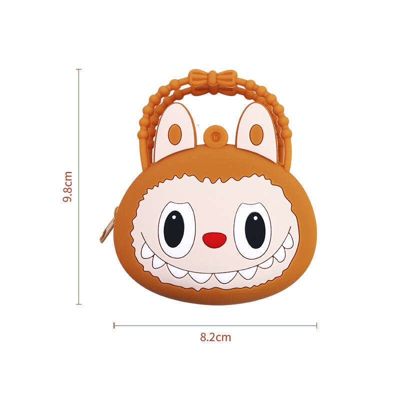 Hot Selling New Silicone Purse Mini LABUBU Small Handbag Cartoon Children's Coin Bag Designer Bags