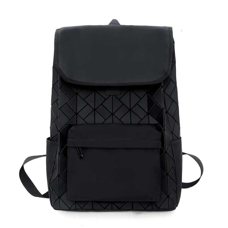 Quilted For Men College Student Travel Commute Laptop Bag Fashionable Large Capacity Backpack High Quality