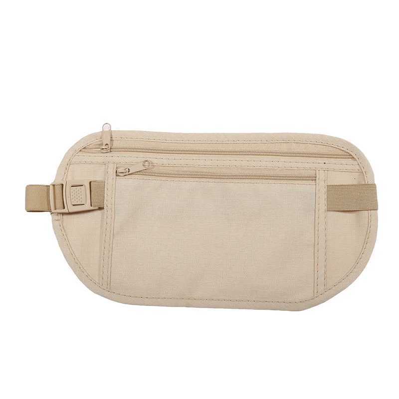 1PC Invisible Travel Waist Packs Waist Pouch For Passport Money Belt Bag Hidden Security Wallet Casual Bag For Men WomenL251024