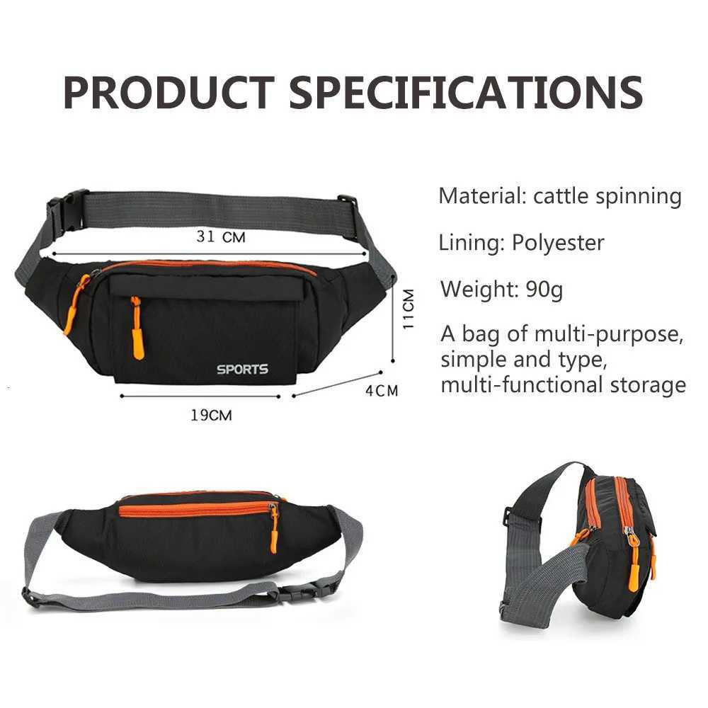 Fanny Pack For Men Women Belt Pouch Waist Bag Male Waterproof Hip Bum Kangaroo Sack Belly Cross Banana Shoulder Handbag BumbagL251024