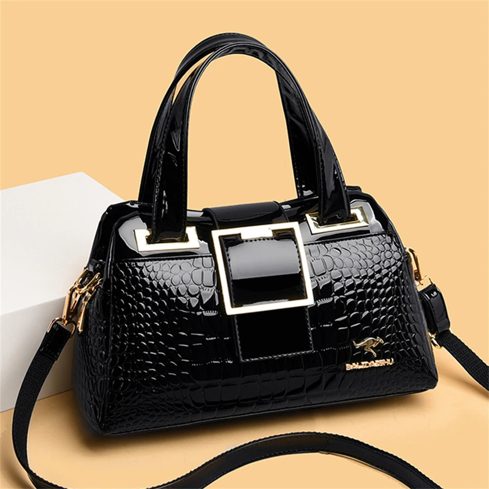 2 layer Large Capacity Tote Bag Handbags Women Bags er Pattern Ladies Boston Shoulder Bag High Quality 251023