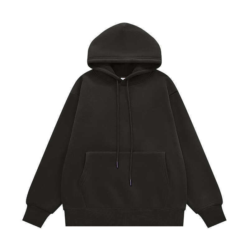 Men's Clothing|American Style Hooded Set 25 Winter New Lined Thickened 10 Colors Fleece Sweatshirt Sweatpants Unisex