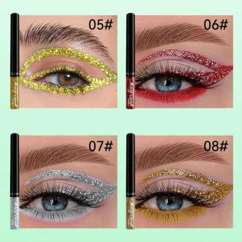 1PC Glitter Quick Drying Waterproof and Sweatproof Easy Makeup Removal Liquid Eyeliner Suitable for All Skin TypesL251024