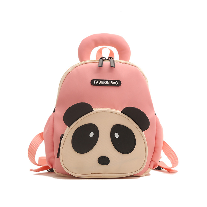 New designer small backpack cartoon cute panda children's backpack suitable for boys and girls outdoor backpacks