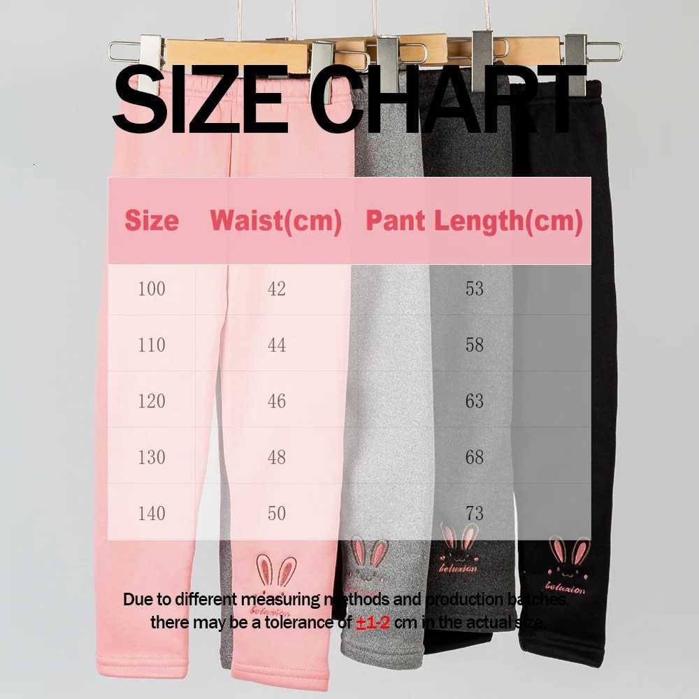 1pcs Winter Girls Leggings Baby Plush Pants Kids Thermal Pants Elasticity Fashion Trousers Casual Bottoms Cartoon Sleeping PantsT251024