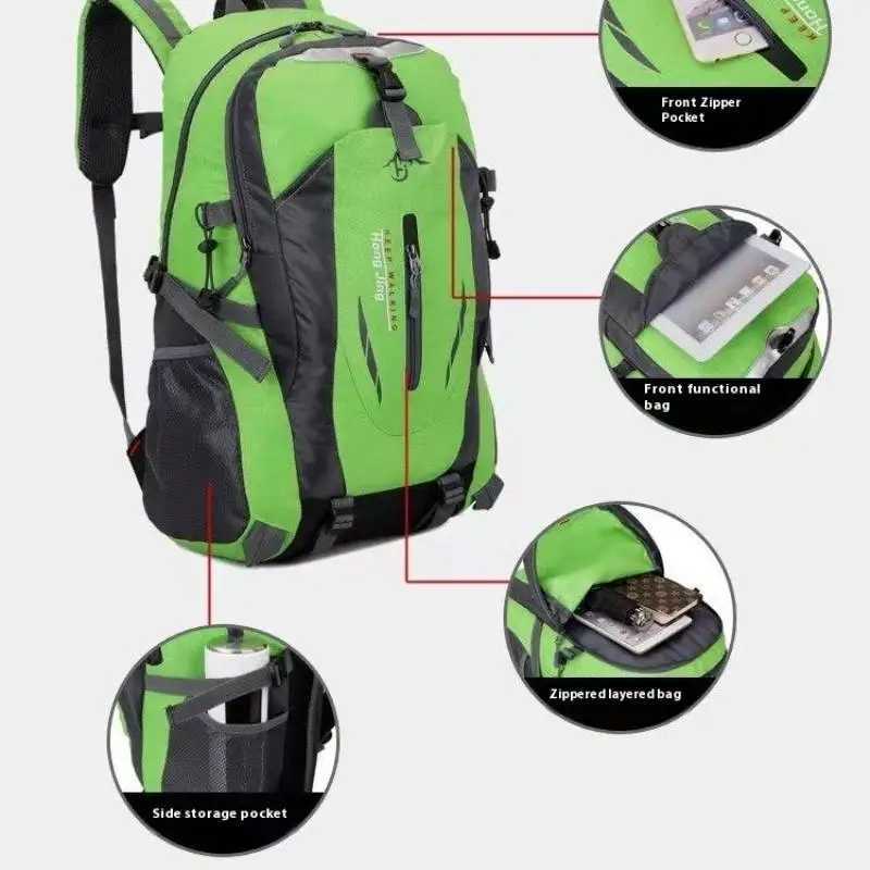 Waterproof Backpack Hiking Backpack Lightweight Travel Mountaineering Backpack HighCapacity Bags Climbing Rucksack Backpack J251024