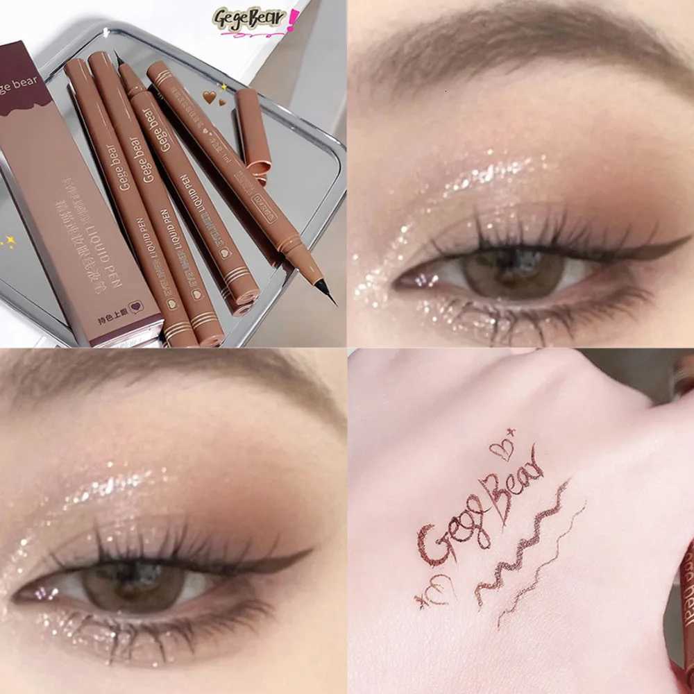 GEGE BEAR Precision Tip Fast Driving Quick Draw Liquid Eyeliner Pen Daily Use Waterproof Smudge Proof Long Last Eyeliner PencilL251024